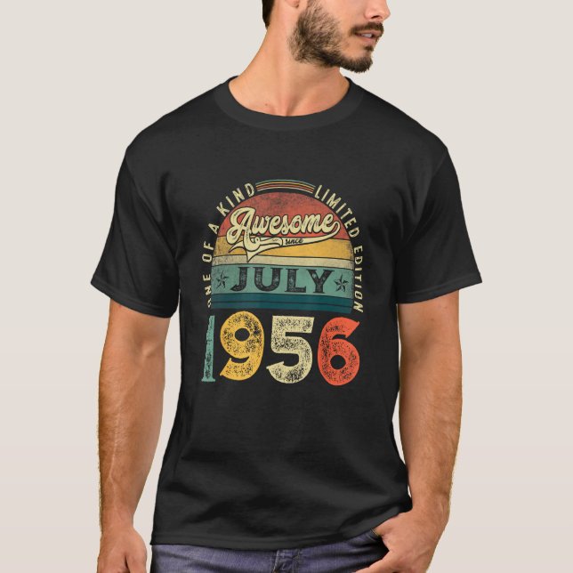 67:e födelsedagen Dekoration juli 1956 Manar Kvinn T Shirt (Framsida)