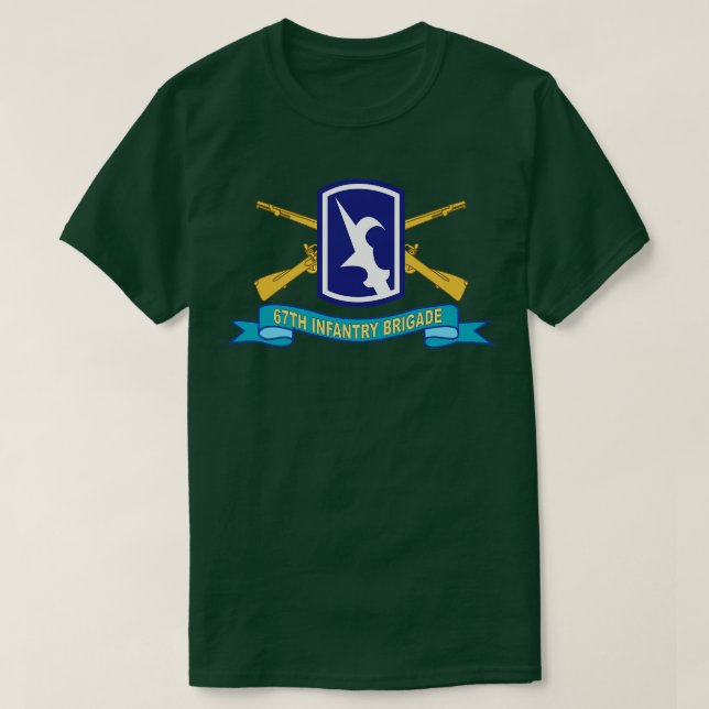 67:e infanteribrigaden med Br SSI-menyfliksområdet T Shirt (Design framsida)