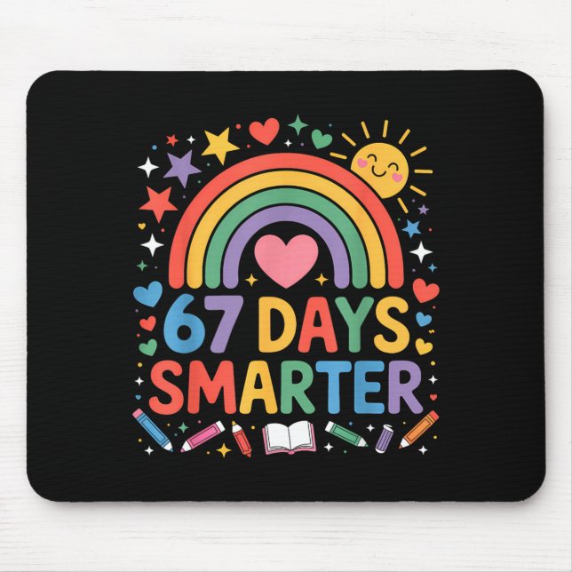 67:e skoldagen meme 67 dagar smartare regnbåge Ki Musmatta (Framsidan)