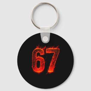67 Flamma Nummer Sex Sju Meme 67 Kid Nyckelring