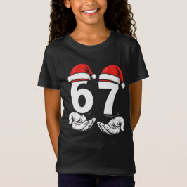 67 Födelsedag sex sju meme present för barn T Shirt