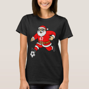67 Fotboll Santa Six Seven Meme Jul Srt Män B T Shirt