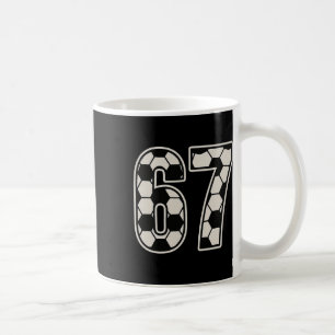 67 Fotboll Sex Sju 6 7 Meme 67 _1 Kaffemugg