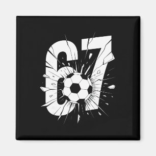 67 Fotboll Sex Sju 6 7 Meme 67 _2 Magnet
