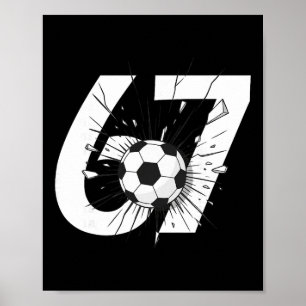 67 Fotboll Sex Sju 6 7 Meme 67 _3 Poster