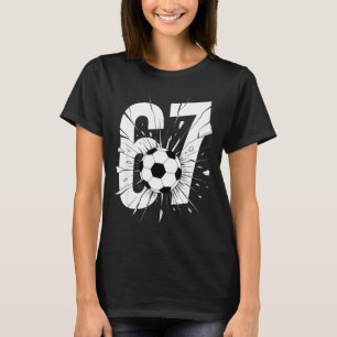 67 Fotboll Sex Sju 6 7 Meme 67 T Shirt