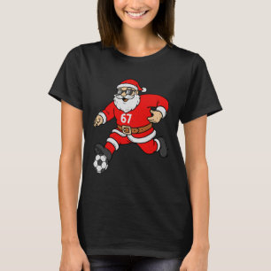 67 Fotboll Tomte Six Seven Meme Jul Sport Män T Shirt