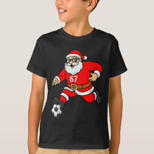 67 Fotboll Tomte Six Seven Meme Jul Srt Män B T Shirt