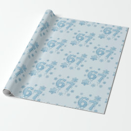67 Funny 6 7 Six Seven Snowflake Christmas Winter Presentpapper