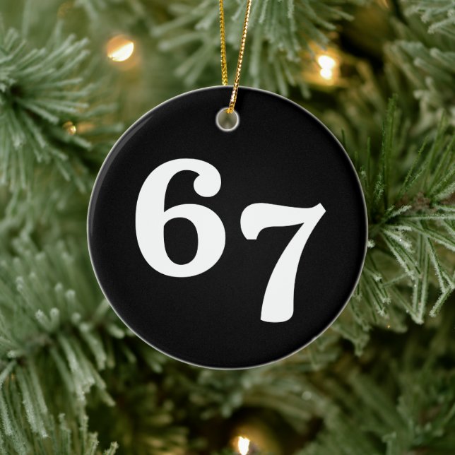 67 Funny Gen Alpha Lingo Julgransprydnad Keramik (Träd)