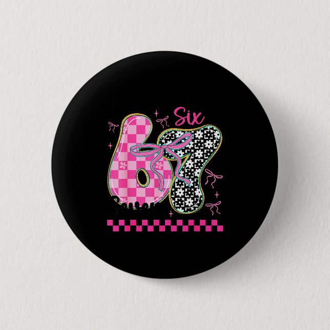 67 Funny Meme Filled With Hearts Six Seven Valenti Knapp (Framsida)