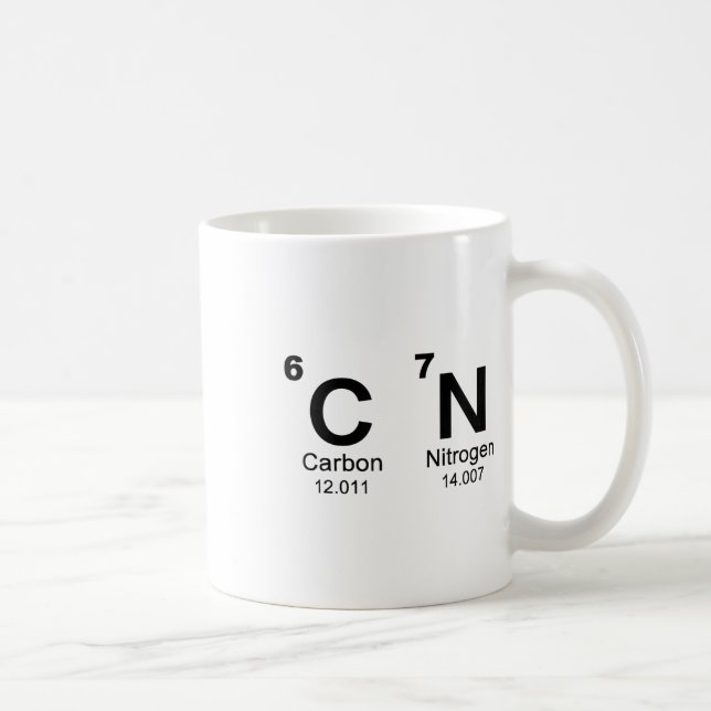 67 Funny Meme Six Seven Science Periodic Table Che Kaffemugg (Höger)