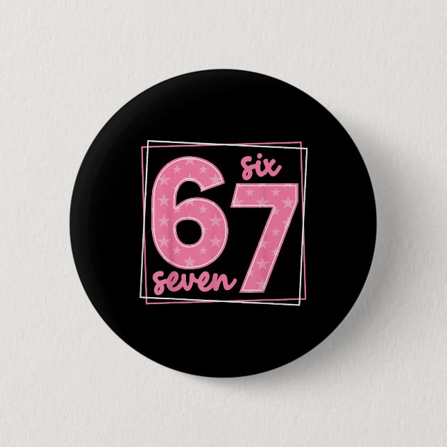 67 Funny Number 67 Birthday Meme  Knapp (Framsida)