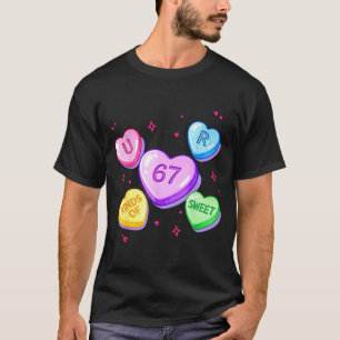 67 Gen Alpha-Barn Slang Alla hjärtans dag Godis Hj T Shirt