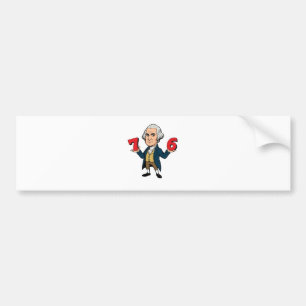 67 George Washington 7-6 Sju Meme 67 Bildekal