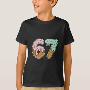 67 Glass 67 Meme Rolig Sex Sju Gen Alpha Män T Shirt