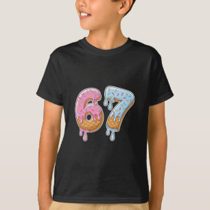 67 Glass 67 Meme Rolig Six Seven Gen Alpha Män T Shirt