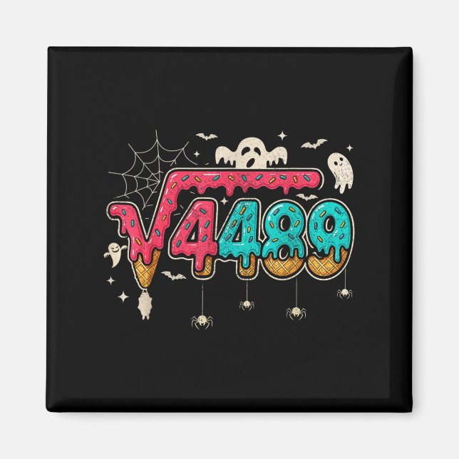 67 Glass Is Strömmande Meme Kvadratrot 4489 Slang  Magnet (Framsidan)