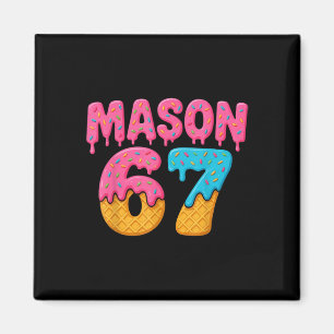 67 Glass Isglass Meme Rolig Six Seven Gen Alpha S Magnet