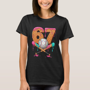 67 Glass Strömförsäljning Nummer 67 Spelare 67-års T Shirt