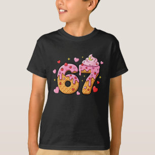 67 Glass Strömmande Meme Sex Sju 6 7 Alla Hjärtans T Shirt