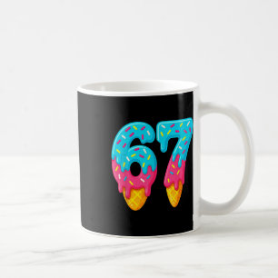 67 Glass Strömmar Meme Rolig Six Seven Gen Alpha S Kaffemugg
