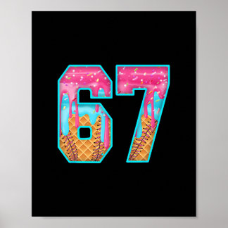 67 Glass Strömmar Meme Roligt Sex Sju Roligt Numme Poster