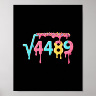67 Glass Strömmem Glasögon roten ur 4489 slang mat Poster