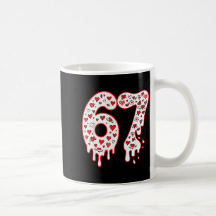 67 Glass Strömmem Glasögon Six Seven Gen Alpha Val Kaffemugg