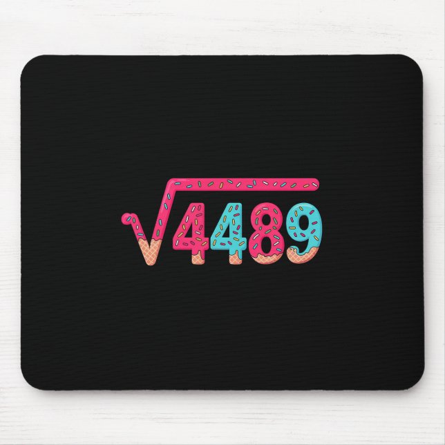 67 Glass Strömmem Röten Square Root 4489 Slang Mat Musmatta (Framsidan)