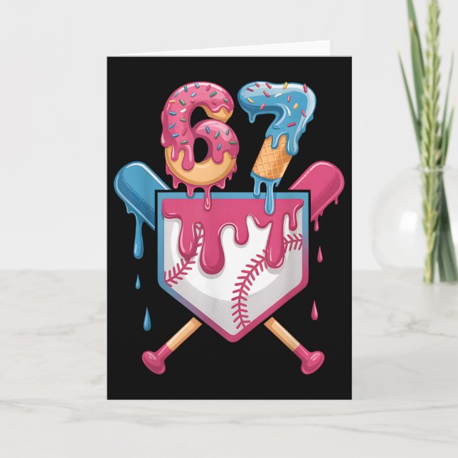 67 Glass Strömmem Six Seven Pride 6 7 Glass Ström Kort (Framsida)