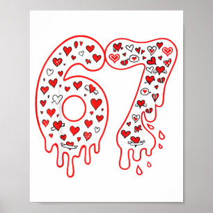67 Glass Strömmemem Sex Sju Gen Alpha Valenti Poster