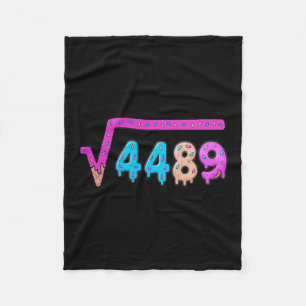 67 Glassdråpe Meme Kvadratrot 4489 Slang Matematik Fleecefilt