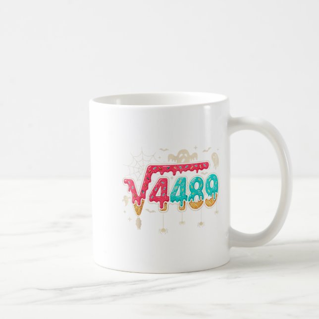 67 Glassdråpe Meme Kvadratrot 4489 Slang Matematik Kaffemugg (Höger)