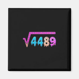 67 Glassdråpe Meme Kvadratrot 4489 Slang Matematik Magnet