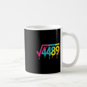 67 Glassdråpe Meme Kvadratrot 4489 Slang Teac Kaffemugg