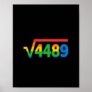 67 Glassigt Dropp Meme Kvadratrot 4489 Poster