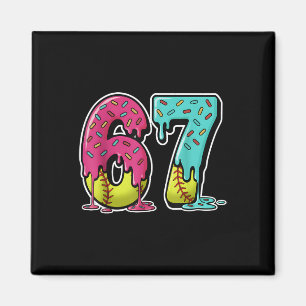 67 Glassigt Ishus Softboll Gen Alpha Slang Sex Sju Magnet