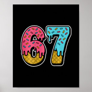 67 Glassis-drip-meme Sex Sju Gen Alpha-slang ( Poster