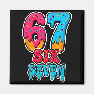 67 Glassis Drip Rolig Six Seven Gen Alpha Meme S Magnet