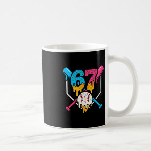 67 Glassis Drip Sälj Meme Sex Sju Gen Alpha Slang Kaffemugg