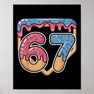 67 Glassis Dropp Meme Baseboll Poster