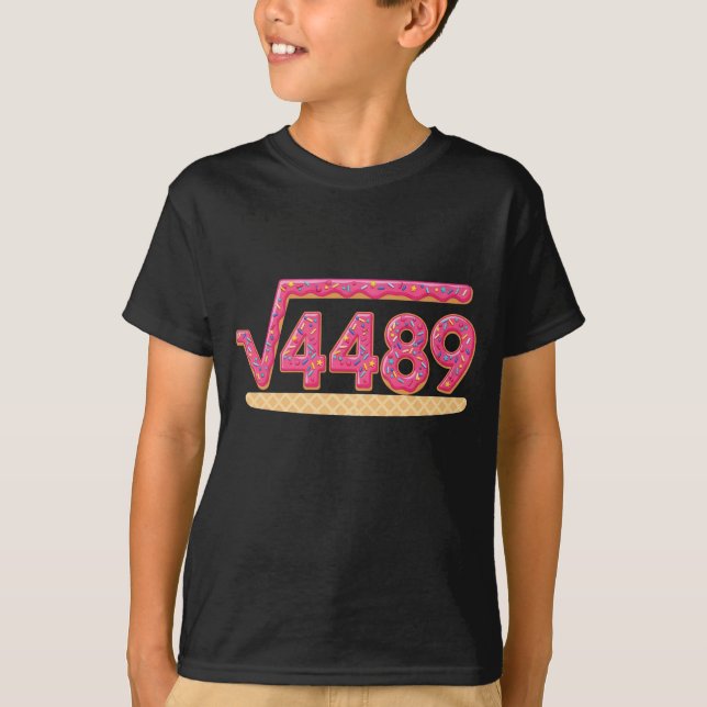 67 Glassis Dropp Meme Kvadratroten 4489 Slang Mate T Shirt (Framsida)