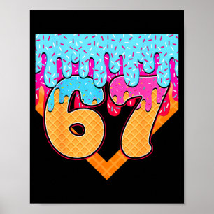 67 Glassis-dropp Meme Sex Sju Gen Alpha Slang Poster