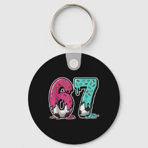 67 Glassisdropp Fotboll Gen Alpha Slang Sex Sju Nyckelring