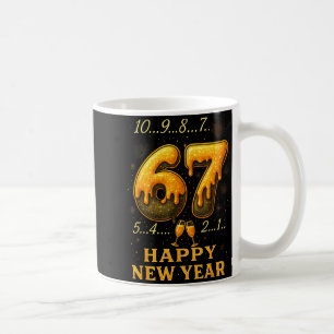 67 Gott Nytt År Sex Sju Rolig Nedräkning 2026 B Kaffemugg