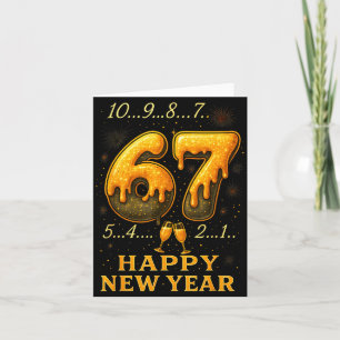 67 Gott Nytt År Sex Sju Rolig Nedräkning 2026 B Kort