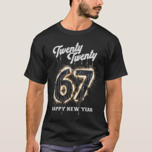 67 Gott nytt år Six Seven Roligt 2026 Brain T Shirt