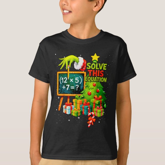 67 Green Teacher Christmas Six Seven Meme Brainrot T Shirt (Framsida)