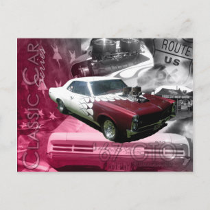 67 GTO -Classic Bil Serie Vykort